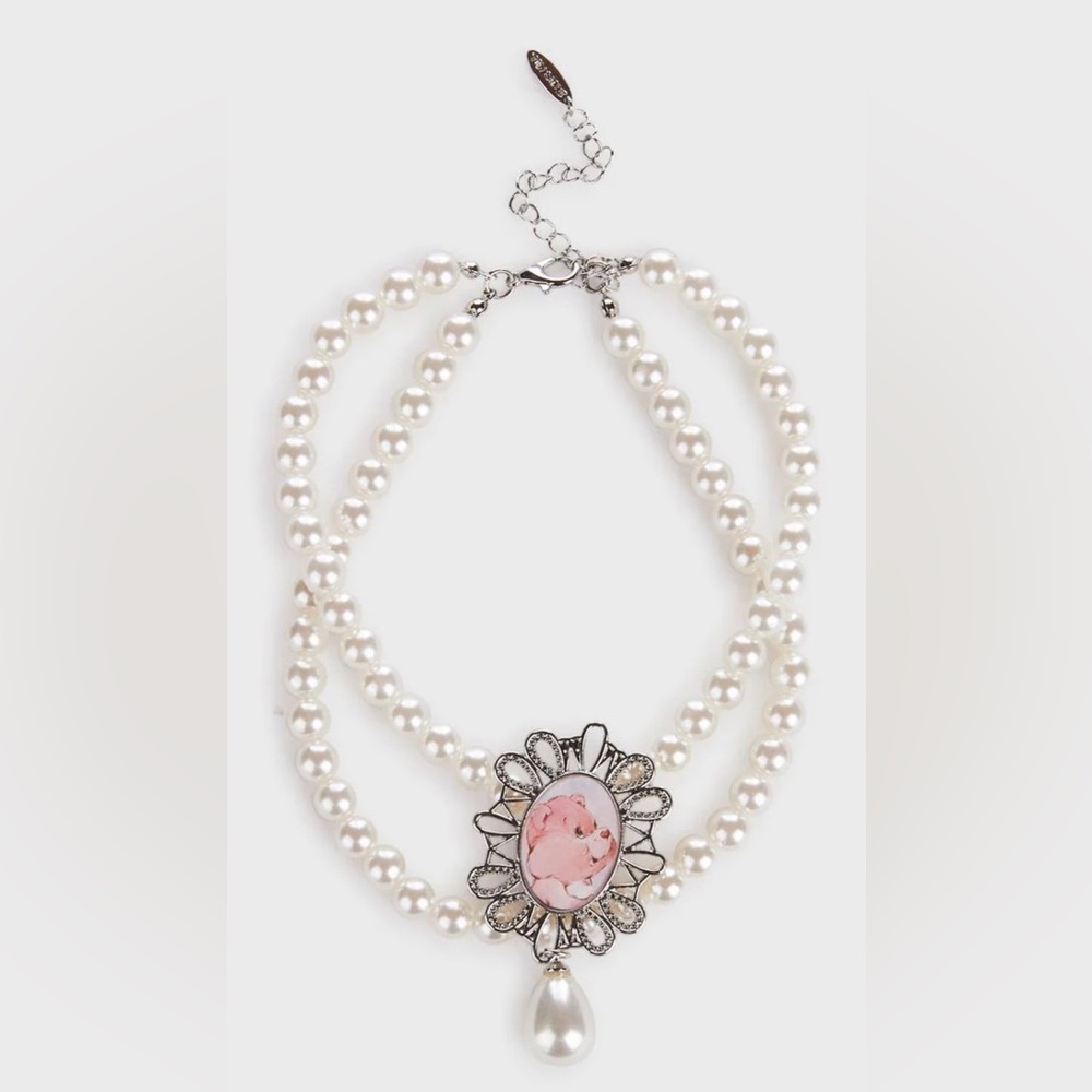 Dolls kill Dolls Kill Care Bears  Bear Necklace A Lil' Sunshine Pearl Choker